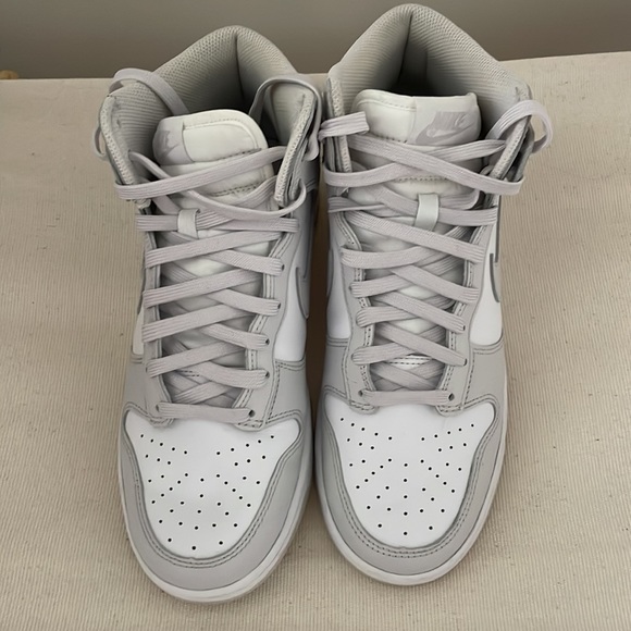 Men’s Nike Dunk High ‘Vast Grey’ - Worn three times DOES NOT COME WITH THE BOX - Picture 2 of 5